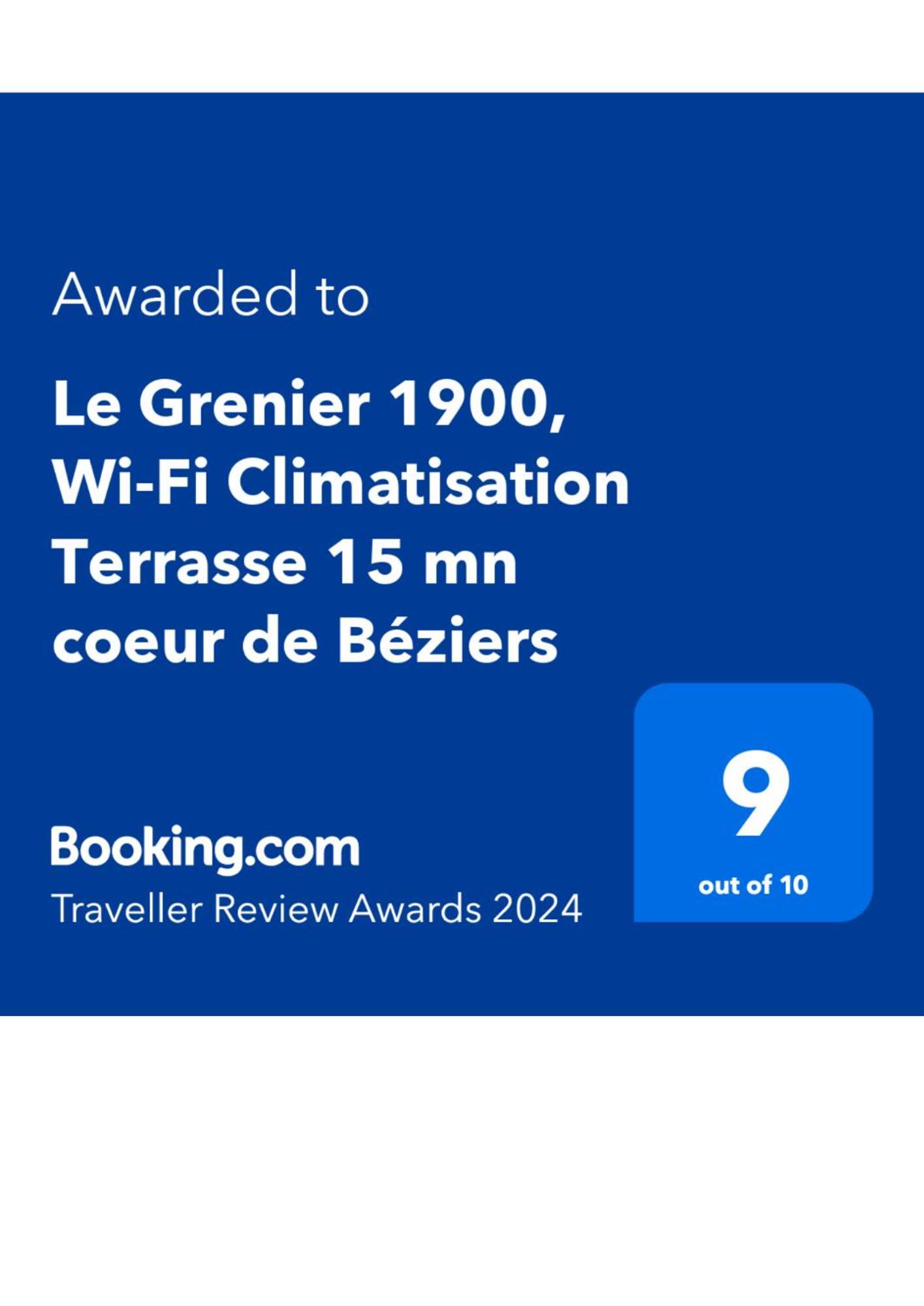 Le Grenier, Climatisation Terrasse Wi-Fi Netflix 15 Mn Coeur De Ville Béziers Kültér fotó